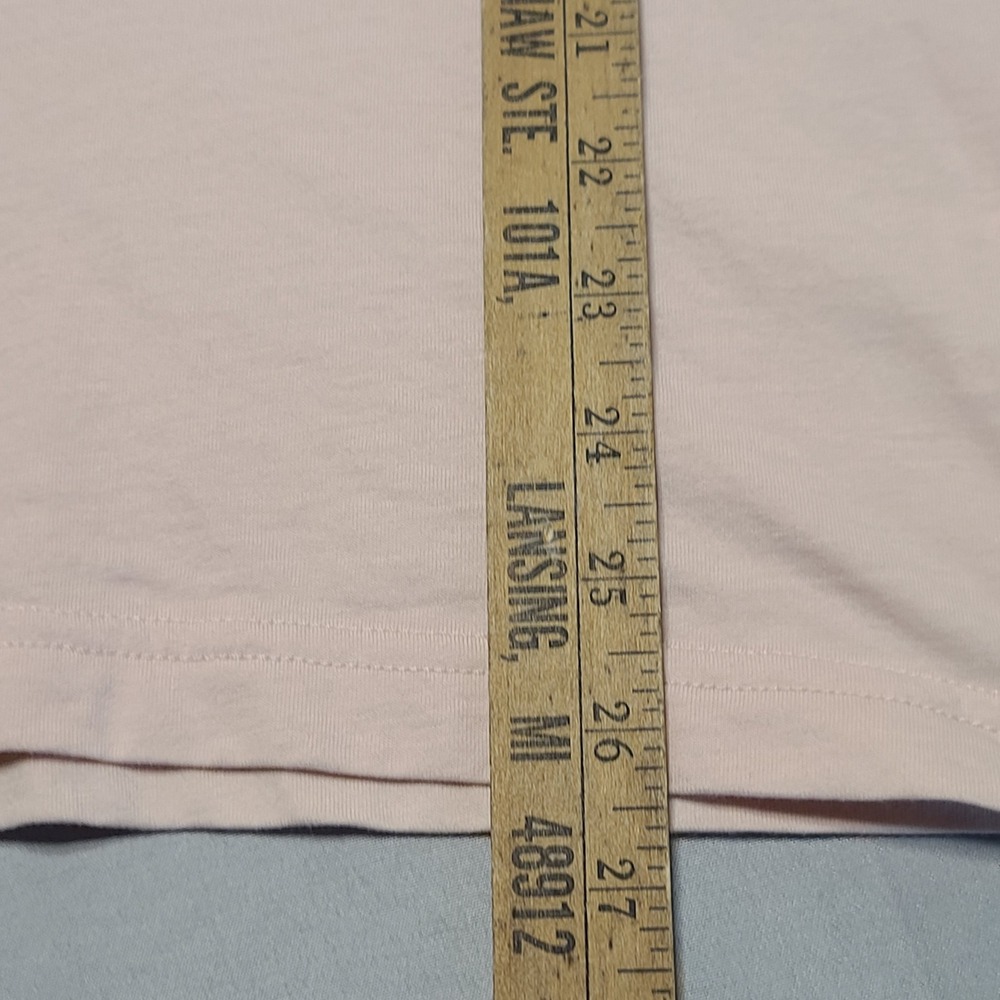 Outerknown Polo Shirt Mens Medium Peach Organic Pima Cotton Short Sleeve Pocket - Picture 6 of 7